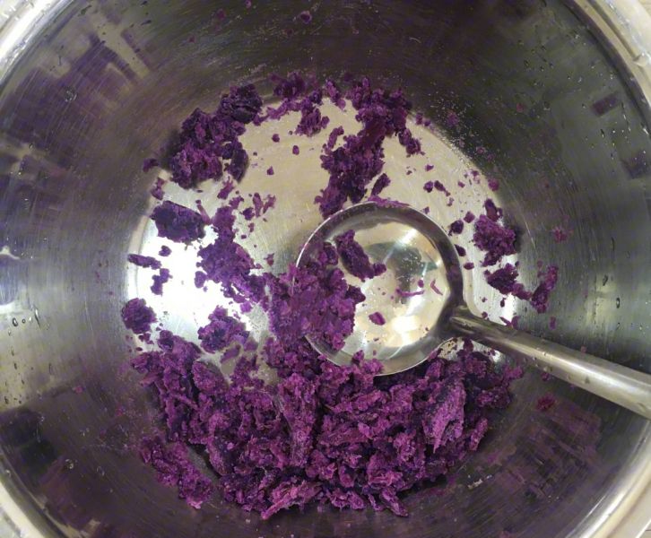 第1步(紫薯燕麦饼干的做法)