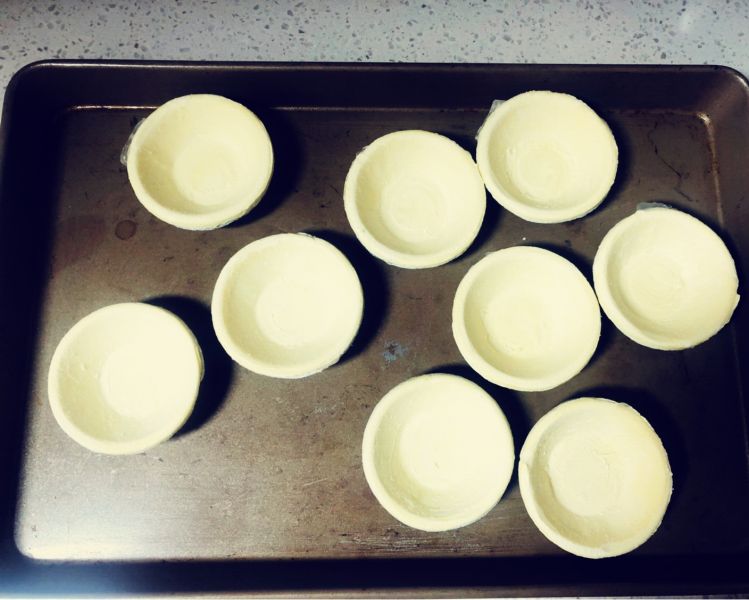 第1步(烘焙-纯淡奶油蛋挞的做法)
