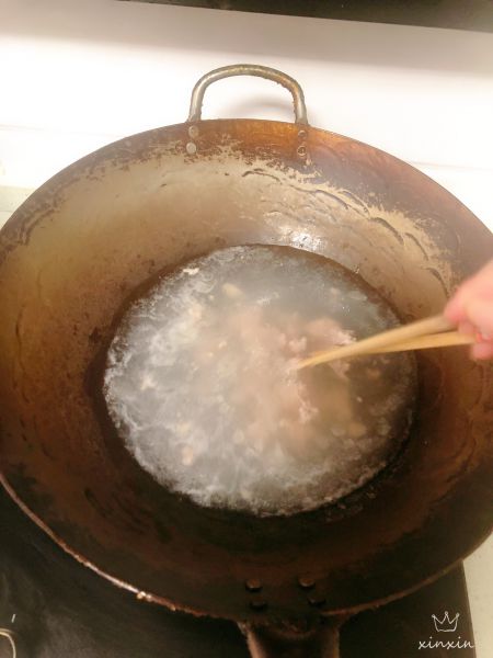 第5步(木耳菜肉沫汤的做法)