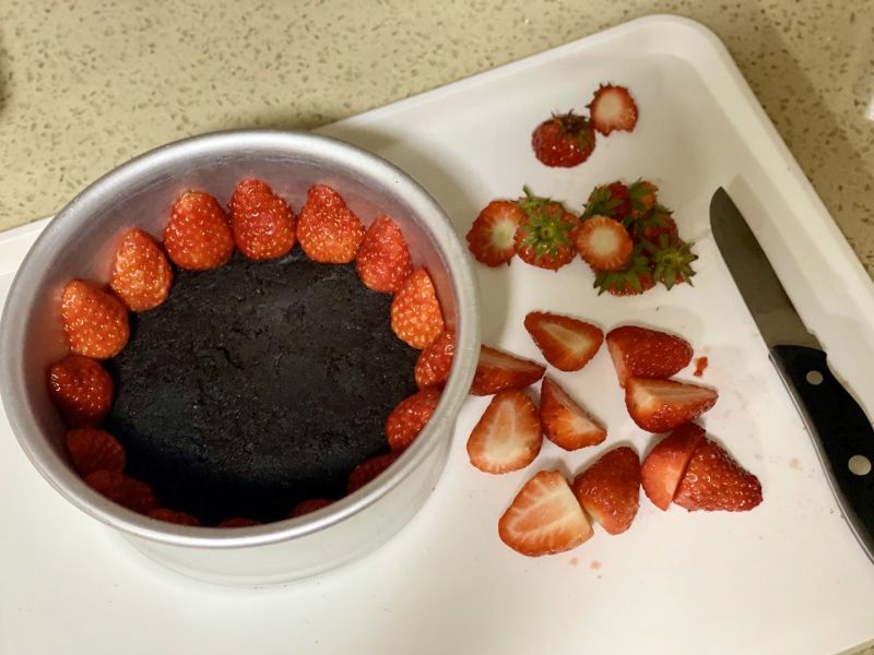 第5步(草莓芝士蛋糕的做法)