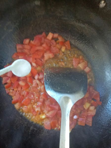 第8步(番茄肉片的做法)