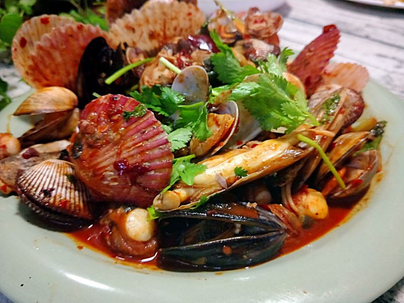 第9步(辣炒杂贝的做法)