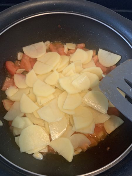 第6步(番茄土豆片的做法)