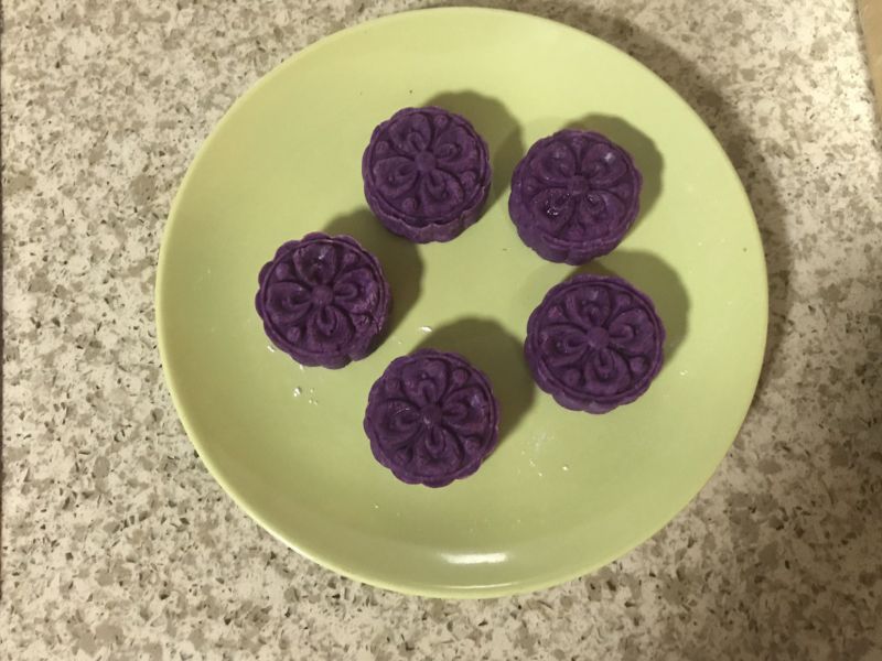 第8步(紫薯糯米饼的做法)