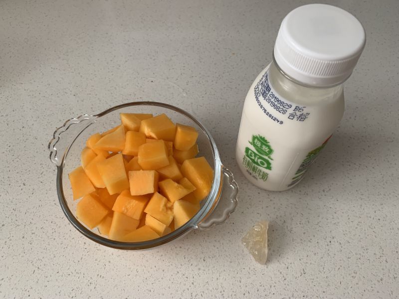 第2步(甜品：木瓜牛奶（下奶必备）的做法)
