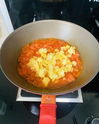 第6步(西红柿鸡蛋拌面的做法)