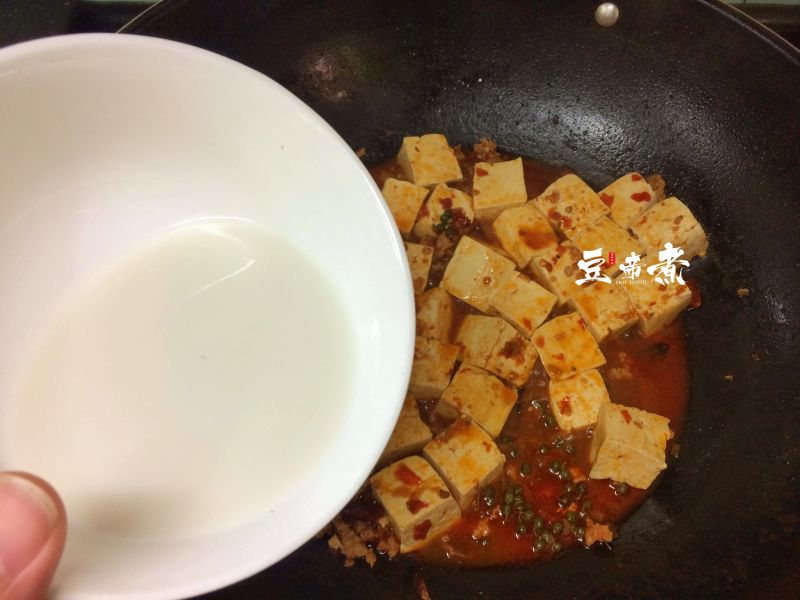 第5步(麻婆豆腐的做法)