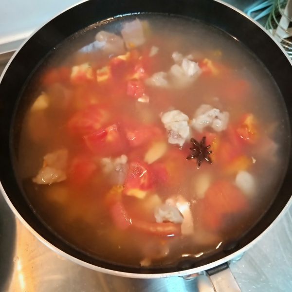 第3步(西红柿牛腩汤的做法)