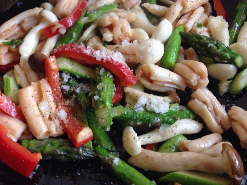 芦笋桂花蚌 海参筋 的做法 菜谱大杂烩