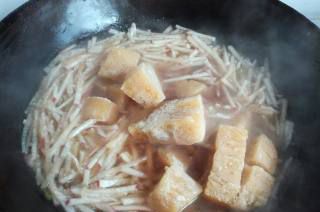 第8步(萝卜丝冻豆腐汤的做法)