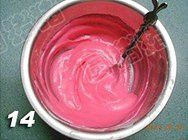 第14步(彩绘草莓蛋糕卷的做法)