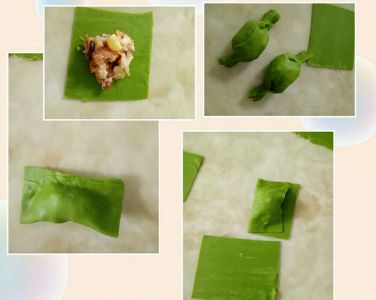 第2步(小清新糖果饺子的做法)