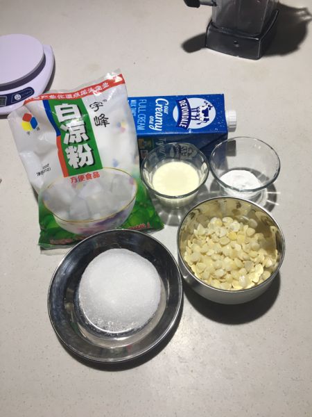 第1步(杏仁豆腐的做法)