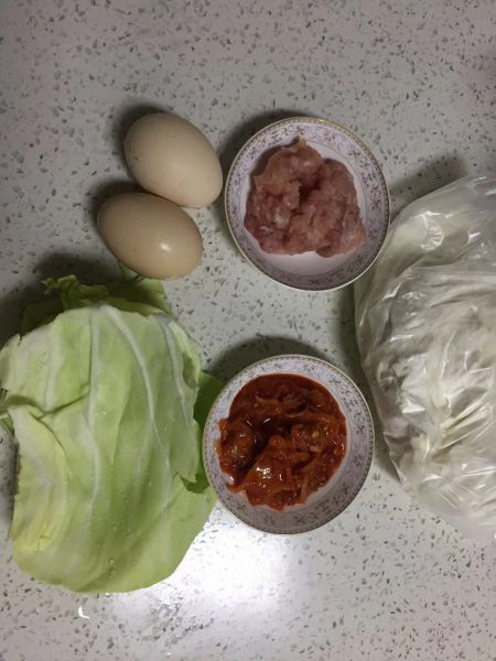 第1步(韩国泡菜饼的做法)