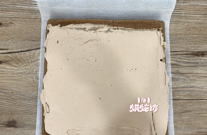 第15步(【101烘焙坊食谱】—梦龙蛋糕卷的做法)
