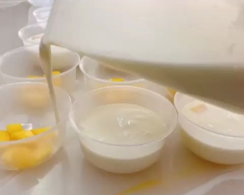 第6步(牛奶芒果布丁（白凉粉版）的做法)