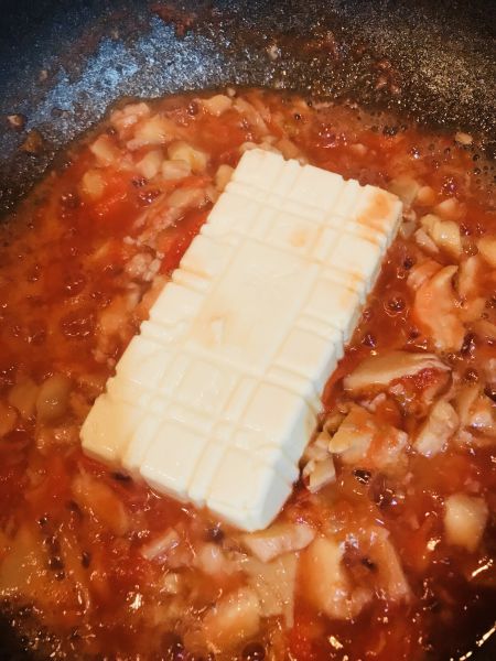 第3步(超级懒人食谱——西红柿、平菇、豆腐的做法)