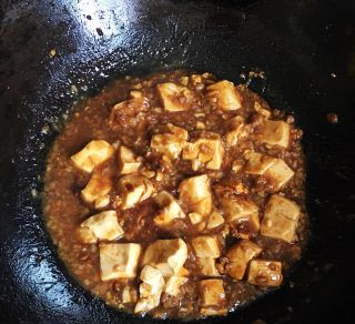 第12步(肉末嫩豆腐的做法)