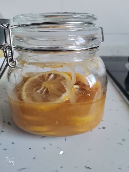 柠檬蜂蜜茶成品图