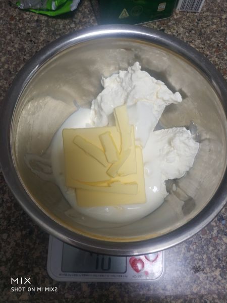 第1步(10寸轻乳酪蛋糕(低碳生酮)的做法)