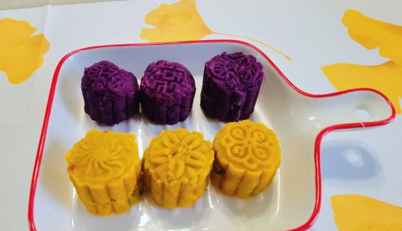 紫薯南瓜饼成品图