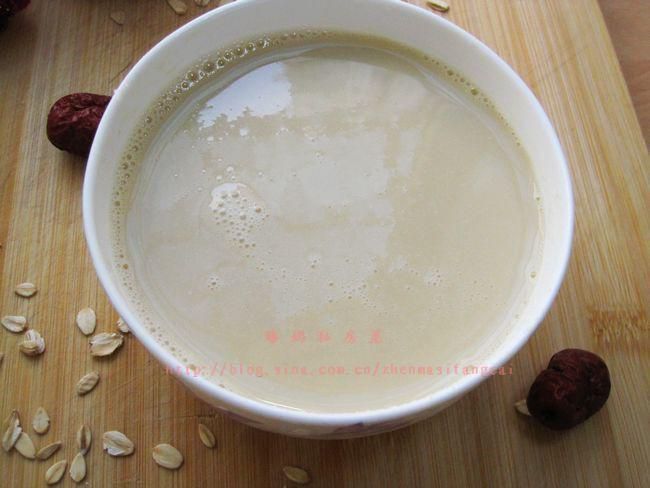 红枣燕麦豆浆成品图