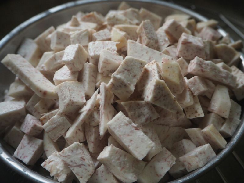 无油无蛋芋泥牛乳小蛋糕的做法 菜谱大杂烩