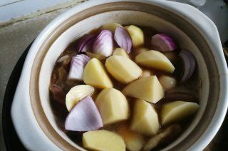 第9步(南瓜土豆烧排骨的做法)