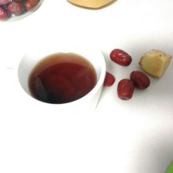 红枣生姜红糖水成品图