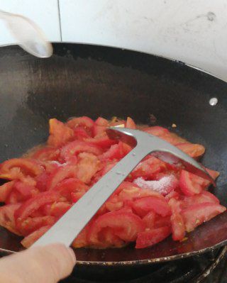 第12步(西红柿炒鸡蛋的做法)