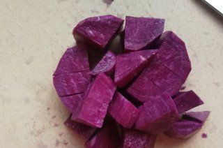 第1步(紫薯山药豆浆的做法)