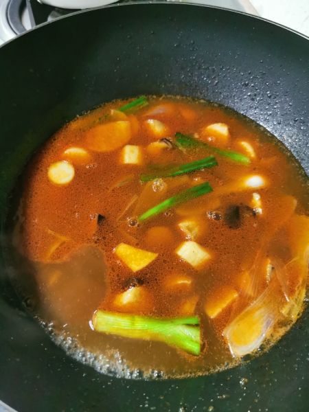 第13步(海鲜豆腐煲的做法)