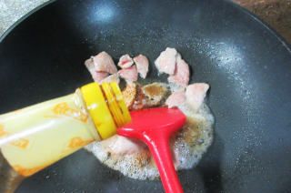 第5步(锅巴花菜肉片的做法)