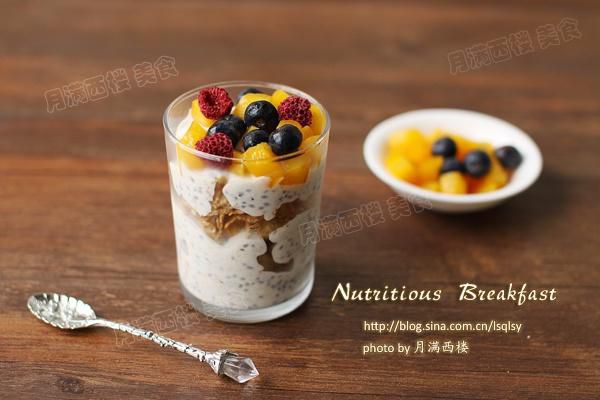 超简单的营养早餐--酸奶麦片成品图