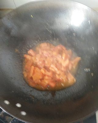 第8步(西红柿鸡蛋炒白玉菇的做法)