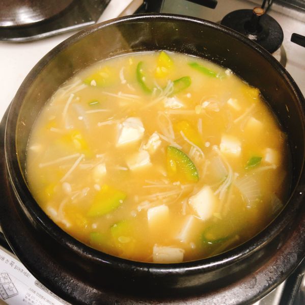 韩式大酱汤成品图