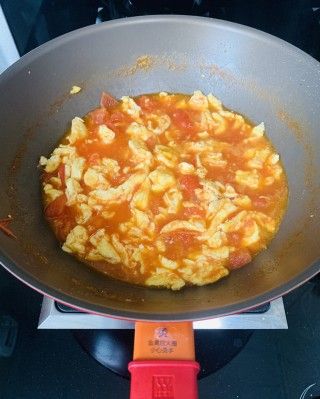 第7步(西红柿鸡蛋拌面的做法)