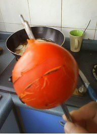 第2步(西红柿萝卜玉米面条的做法)