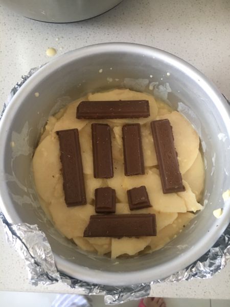 第7步(苹果巧克力隐形蛋糕的做法)