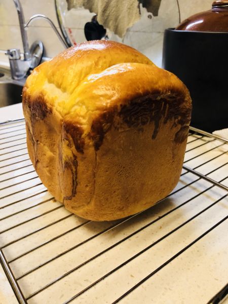 第15步(水合法面包机制作的拉丝面包的做法)