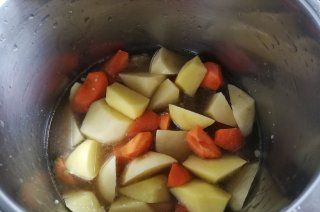 第5步(胡萝卜土豆炖排骨的做法)