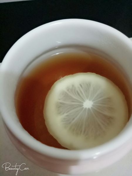 柠檬玫瑰红茶成品图
