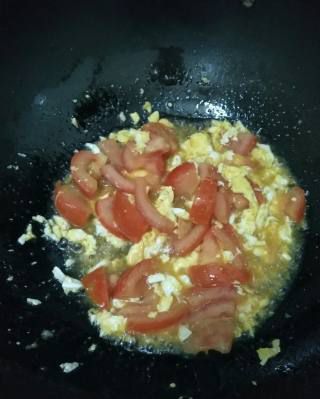 第5步(西红柿鸡蛋拌面的做法)