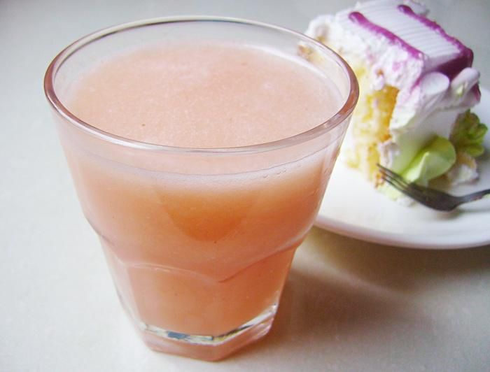 【水蜜桃果汁】粉色清凉下午茶成品图