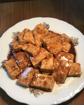 第5步(红烧豆腐的做法)