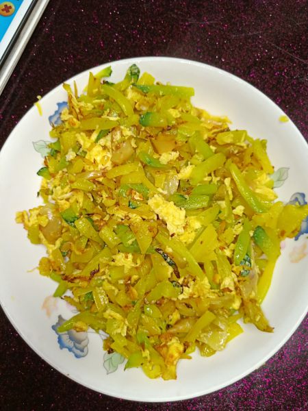 6图 南瓜炒蛋 Pumpkin Fried Eggs的简单做法 配方 步骤图解 天天菜谱网