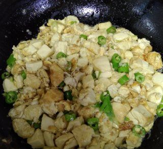 第8步(杭椒鸡蛋烧嫩豆腐的做法)